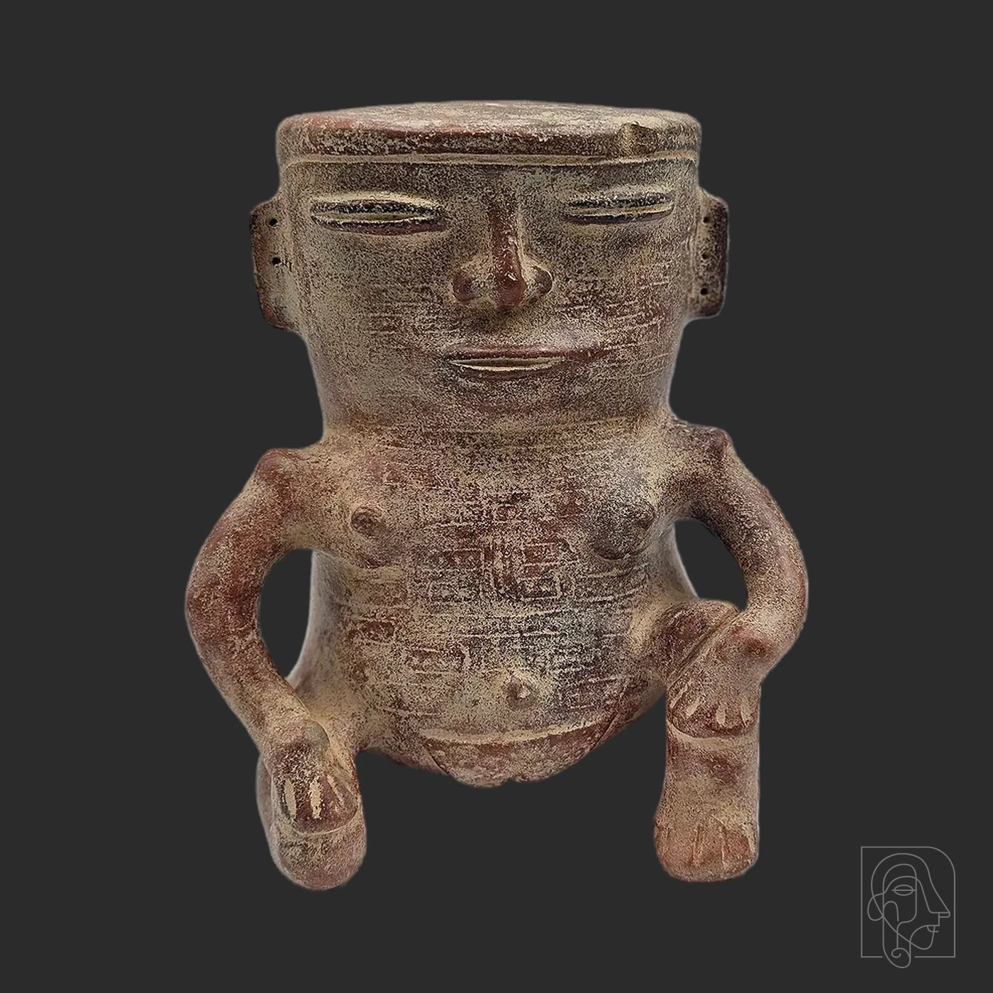 Seated Anthropomorphic Figure — JCA.2026.040